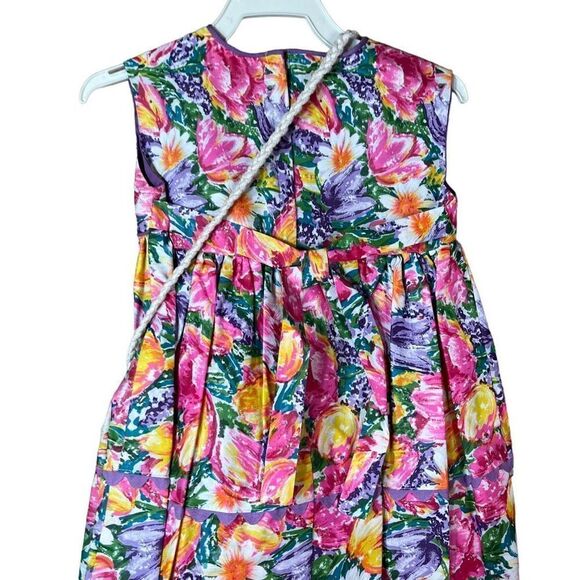 Vintage Sophist’s Regalia Flower Print Dress and Purse - Picture 7 of 9